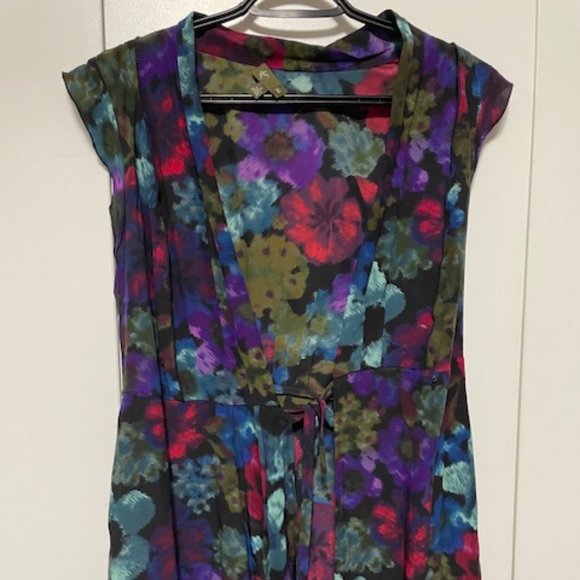 NWT Rosalie Fei Wrap Top Blouse for Anthropologie 100% Silk - Picture 1 of 4